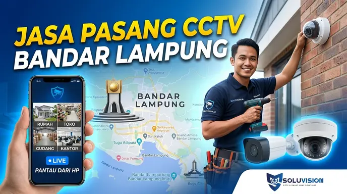 Jasa Pasang CCTV Bandar Lampung Soluvision