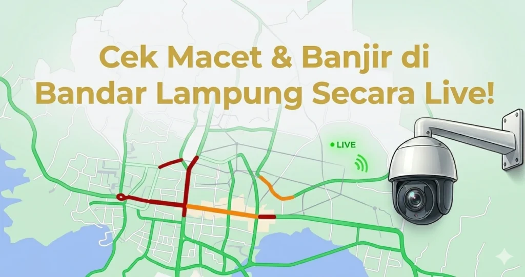 Visual panduan cerdas CCTV Kota Bandar Lampung melalui portal resmi pemerintah